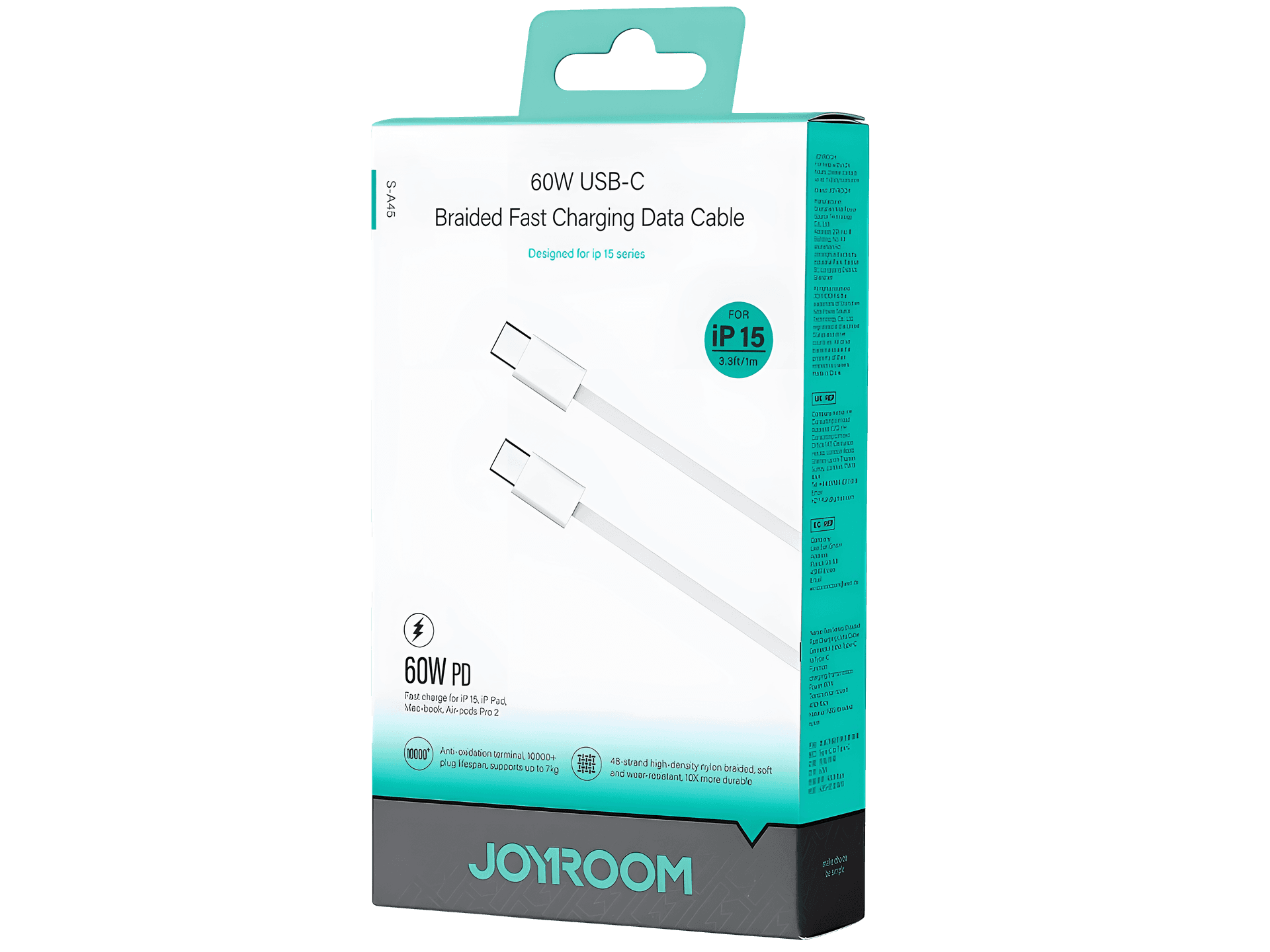 JOYROOM Ben Series 60W USB-C to USB-C Fast Charging Cable