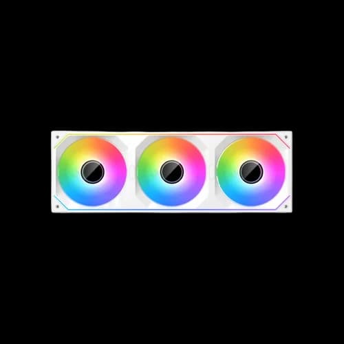 XIGMATEK INFINITY SF360 Digital Arctic 120mm 3-Fan Pack - White - Image 2
