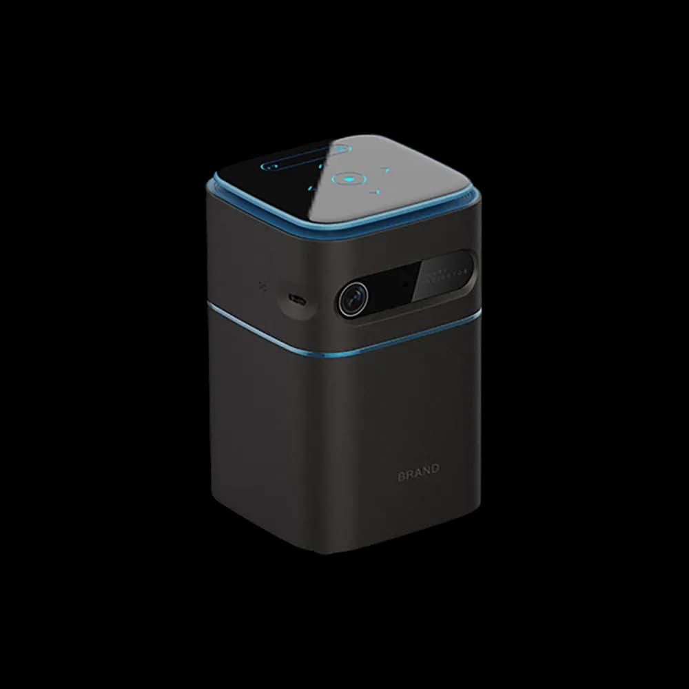 Hotack D042 Pocket Mini Projector, Smart TouchPad Pico DLP Portable LED WIFI Bluetooth Full HD 1080P Home Theater