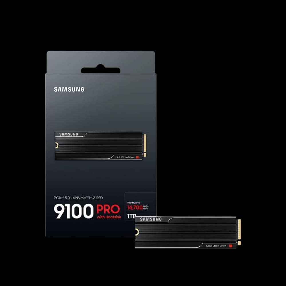 SAMSUNG 9100 PRO 1TB NVMe M.2 PCIE5 WITH HEATSINK SSD