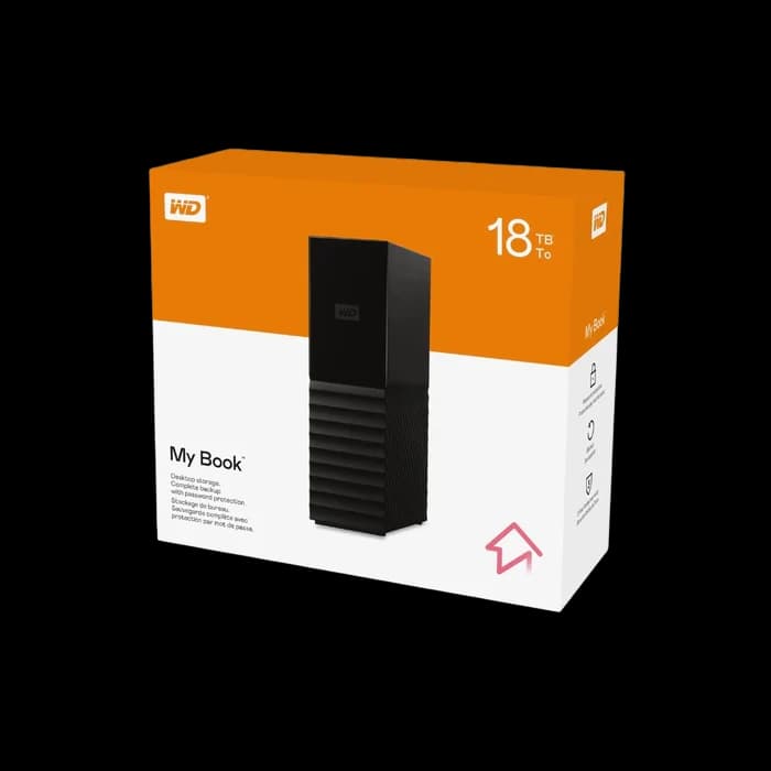 WD My Book 18TB Desktop External Hard Drive
