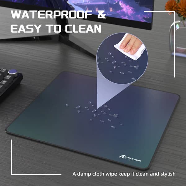 ATTACK SHARK CM03 eSport Gaming Mousepad - Gray Graident - Image 2