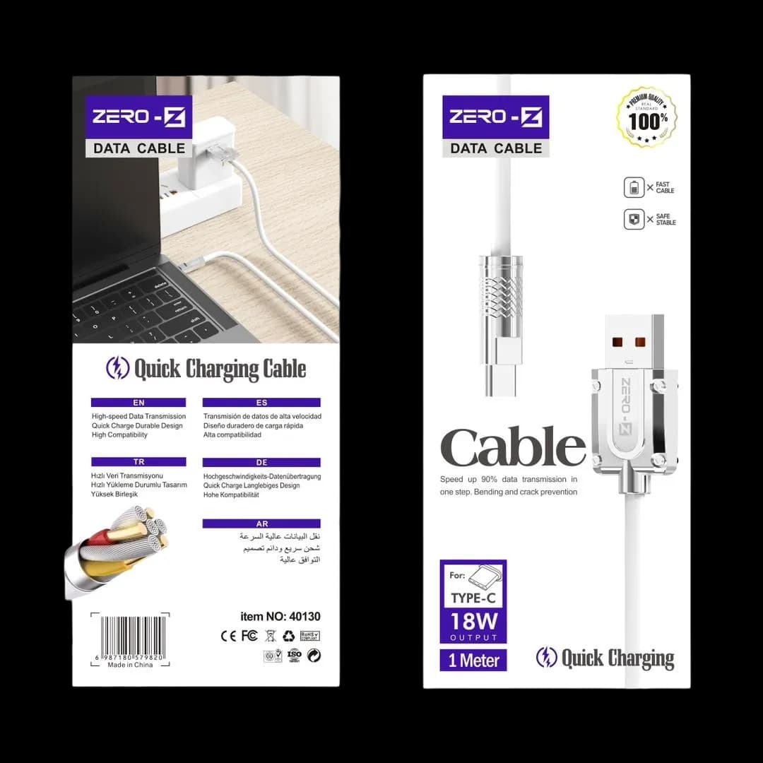 ZERO-Z USB to Type-C Data Cable