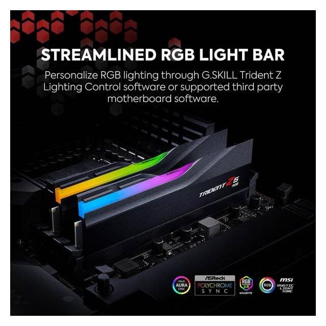 G.Skill 32GB (2x16) 6000MHz CL36 RGB DDR5 RAM Kit - Image 3