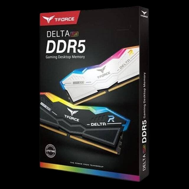 T-Force Delta 32GB CL-38 RGB (2 x 16GB) DDR5 6000MHz RAM (Black) - Image 3