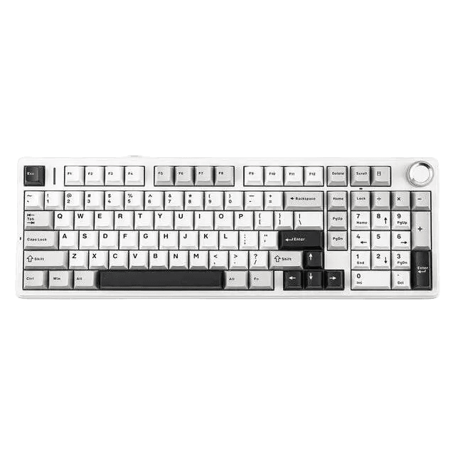 Aula F99 Pro Keyboard (Grey White Dark Grey) - Image 1