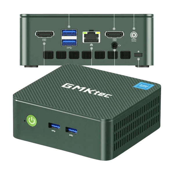GMK Tec Mini PC, Intel Alter Lake N100, RAM 16G, SSD 512, Intel UHD Graphics - Image 2