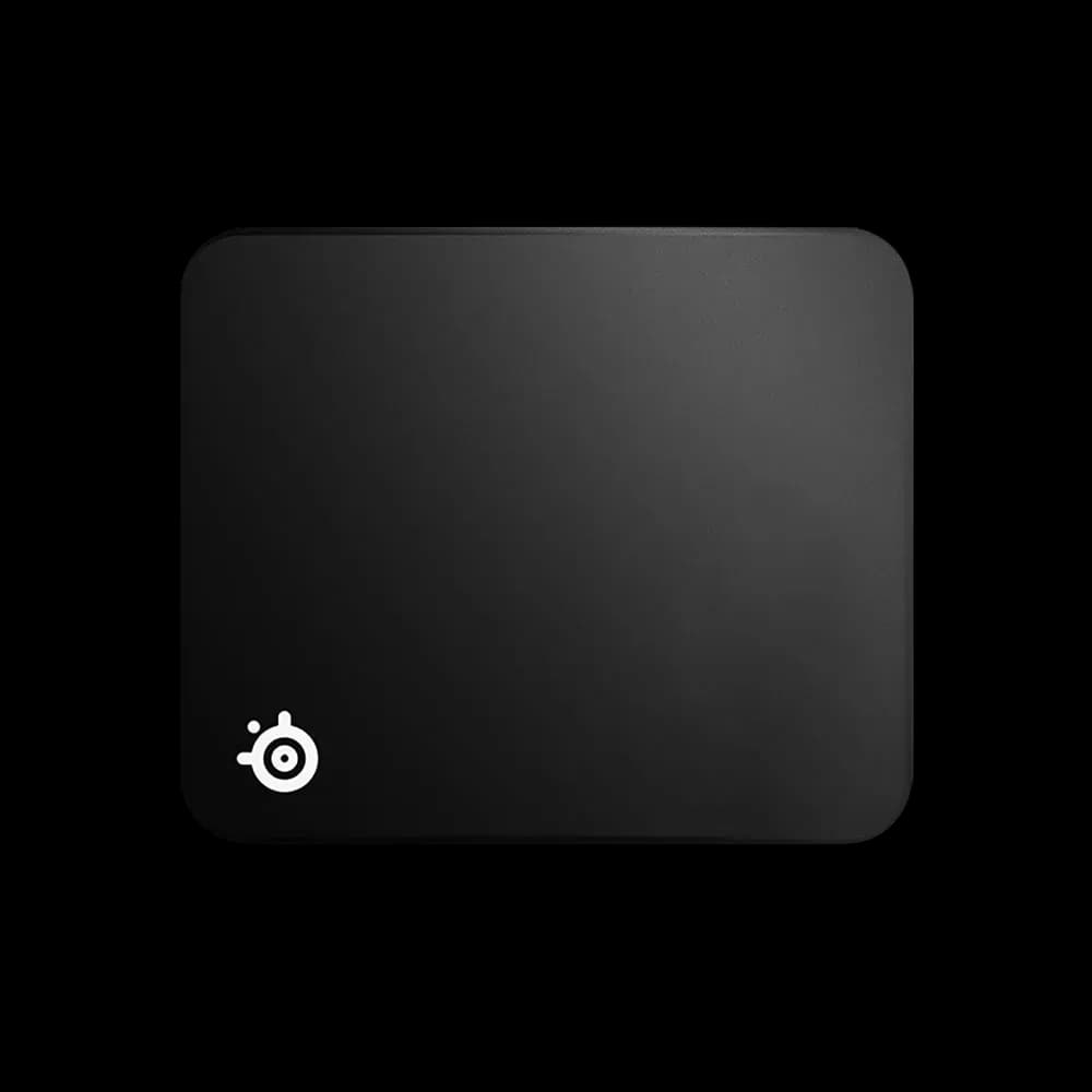 SteelSeries QcK Large, Non-Slip Silicone Rubber Base, Peak Tracking and Stability, 49x42cm, FPS, MOBAs, RTS, MMO - Black