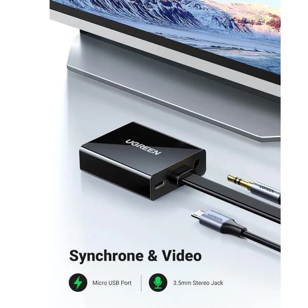 UGREEN UG-90813 HDMI to VGA Adapter - Image 3