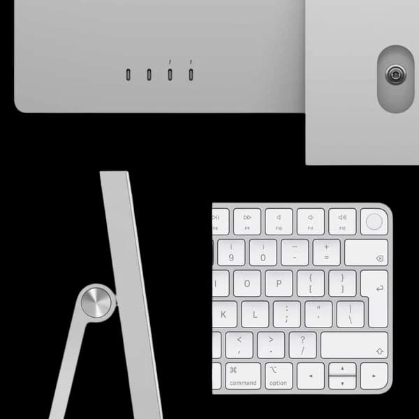 Apple iMac 24 MQRK3AB/A - A2873, M3 (8 Core), RAM 8GB, SSD 512GB, GPU (10 Core), 24 Inch 4.5K Retina display, Silver - Image 3