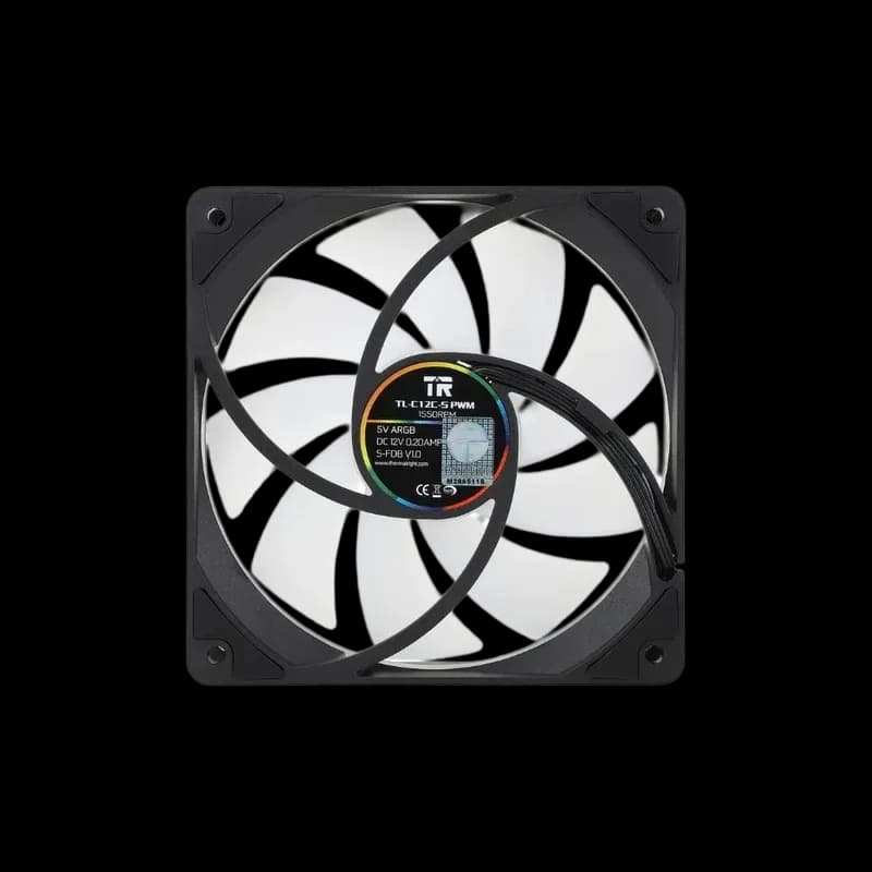 Thermalright TL-C12C-S X5 Fan Kit 120mm 5 Fan ARGB - Black - Image 3