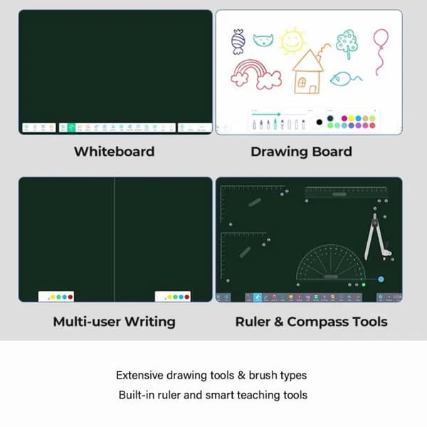 Luminex 75-Inch 4K UHD & AI Built-in Camera Smart Interactive Whiteboard, Android 13.0, RAM 8GB, Storage 128GB - Image 5
