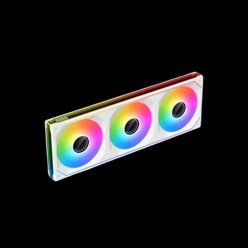 XIGMATEK INFINITY SF360 Digital Arctic 120mm 3-Fan Pack - White