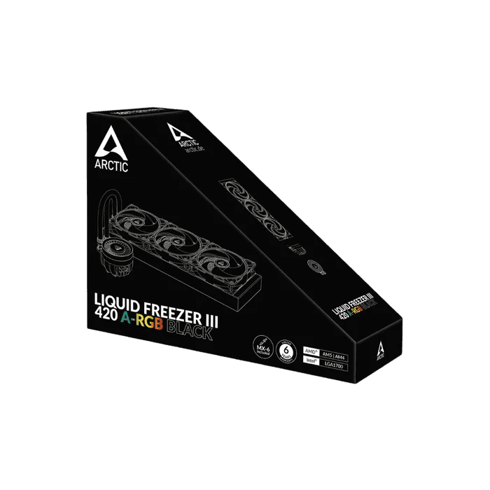 Arctic Liquid Freezer III 420 A-RGB - Black - Image 5