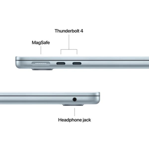 Apple Macbook Air MDHH4AB/A - A3449, M5 Chip (10 Core), GPU (8 Core), RAM 16GB, SSD 512GB, 13.0 (2560 x 1664), Sky Blue - Image 3