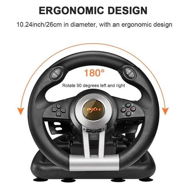 PXN V3 Pro Steering Wheel (Black) - Image 3