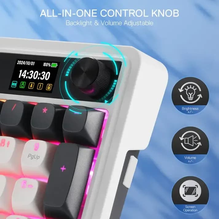 Redragon GALATIN PRO K719WGB Keyboard - Image 2
