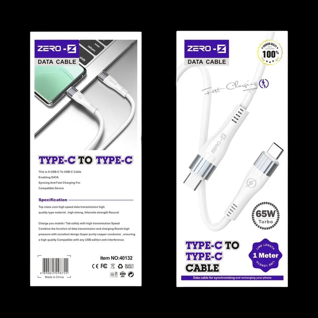 ZERO-Z Type-C to Type-C Data Cable
