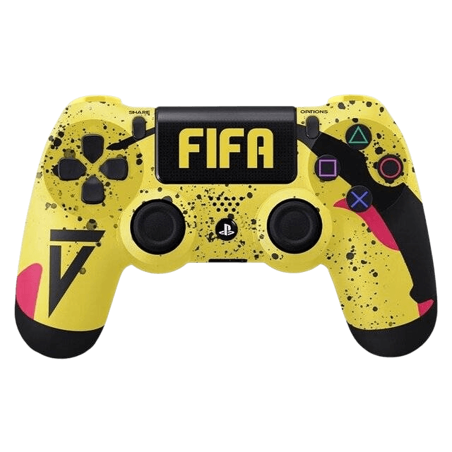 PS4 DualShock 4 Wireless Controller (FIFA / Yellow) - Image 1