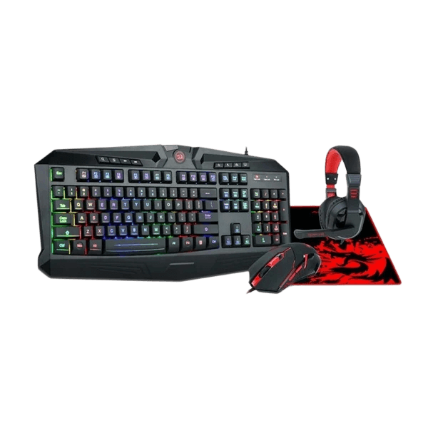 Redragon S101-BA 4-IN-1 Full Gaming Combo - Black - Image 2