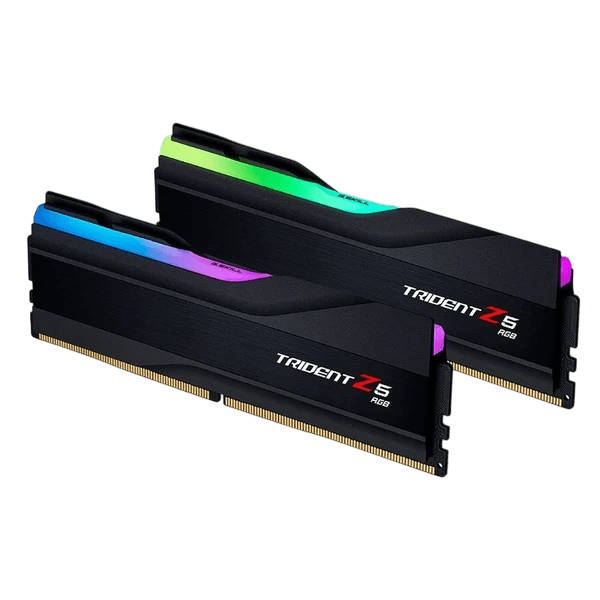 G.SKILL Trident Z5 RGB 32GB (2×16GB) DDR5 6400MHz CL32 Desktop Memory - Matte Black - Image 2
