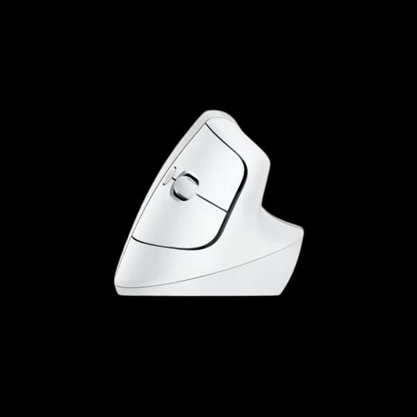 Logitech Lift Vertical Ergonomic, Bluetooth, Wireless Mouse - White - Image 4