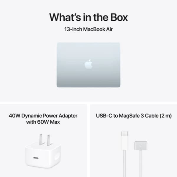 Apple Macbook Air MDHH4AB/A - A3449, M5 Chip (10 Core), GPU (8 Core), RAM 16GB, SSD 512GB, 13.0 (2560 x 1664), Sky Blue - Image 4