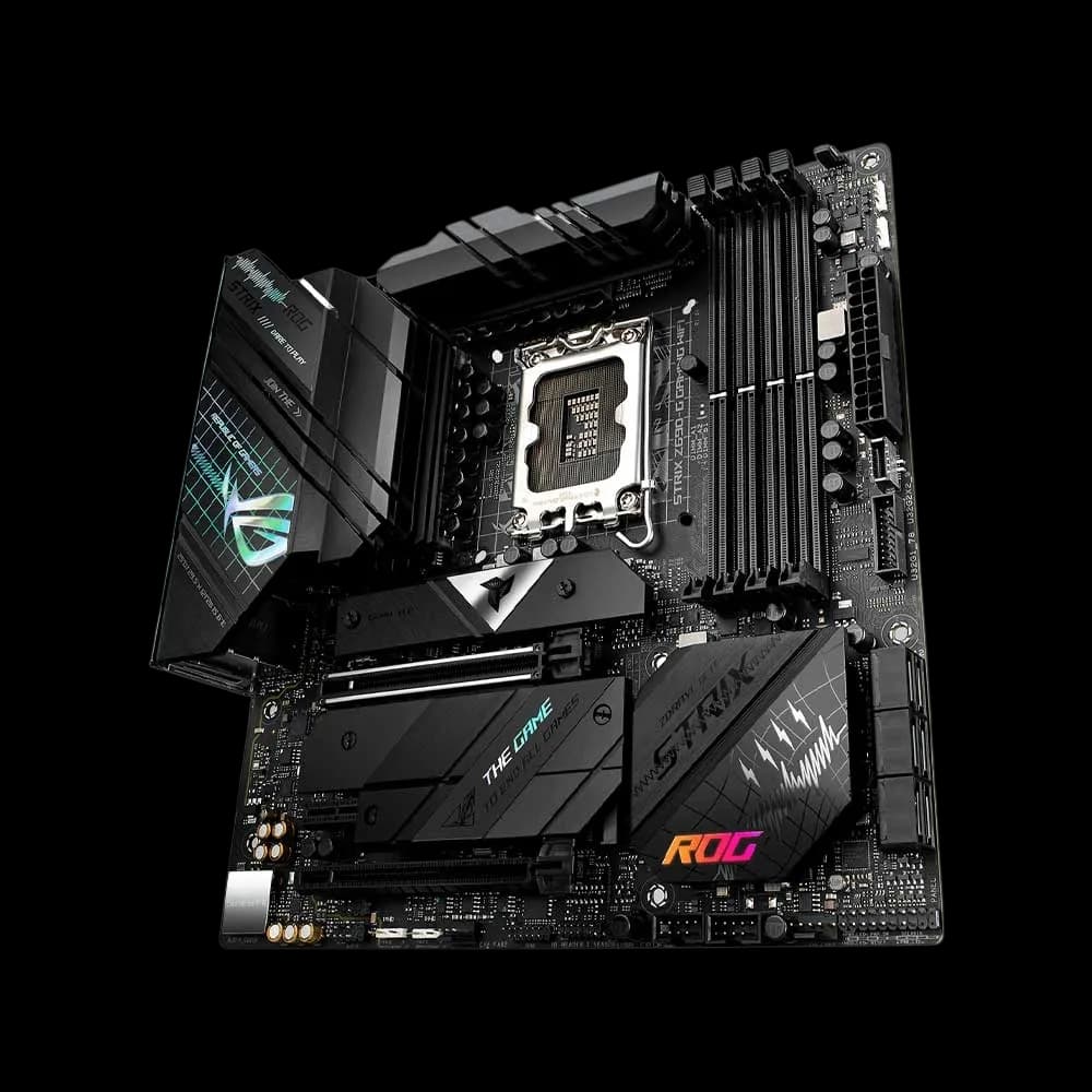 ASUS ROG Strix Z690-G Gaming WiFi 6E LGA Micro ATX (PCIe 5.0,DDR5,2.5 Gb LAN, Type-C )