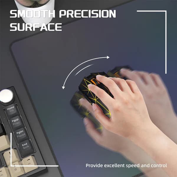 ATTACK SHARK CM03 eSport Gaming Mousepad - Gray Graident - Image 6