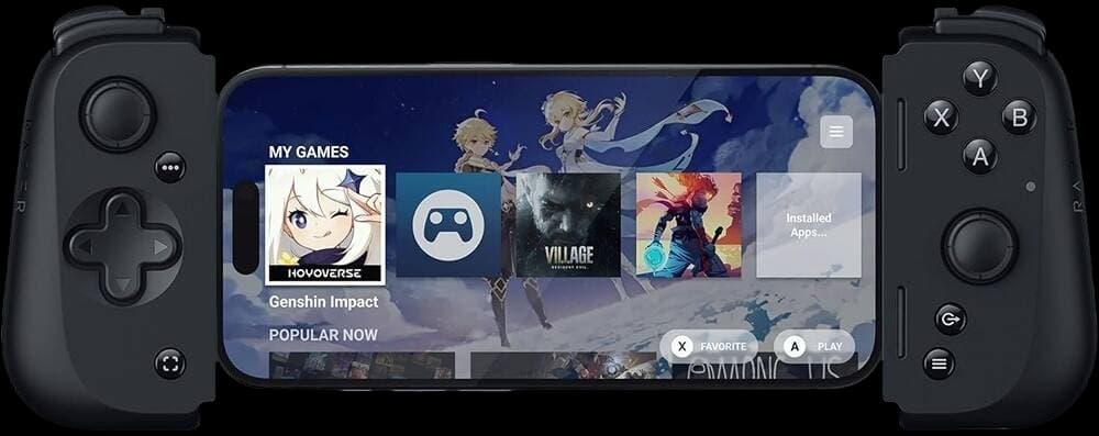 Razer Kishi V2 – Universal Mobile Gaming Controller with USB-C, Ergonomic Design, and Razer Nexus App Support