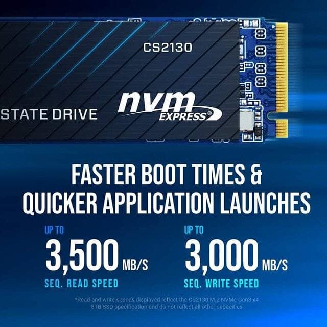 PNY CS2130 SSD 2TB NVMe PCIe Gen3x4 3500MB/s - Image 3