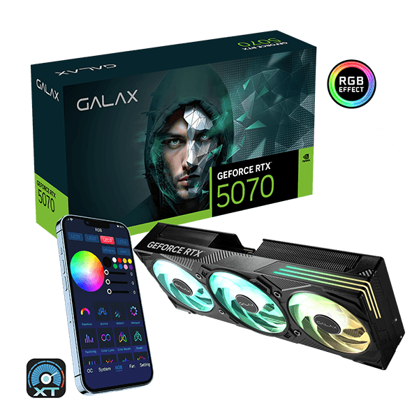 GALAX GeForce RTX™ 5070 12GB EX Edition BLACK
