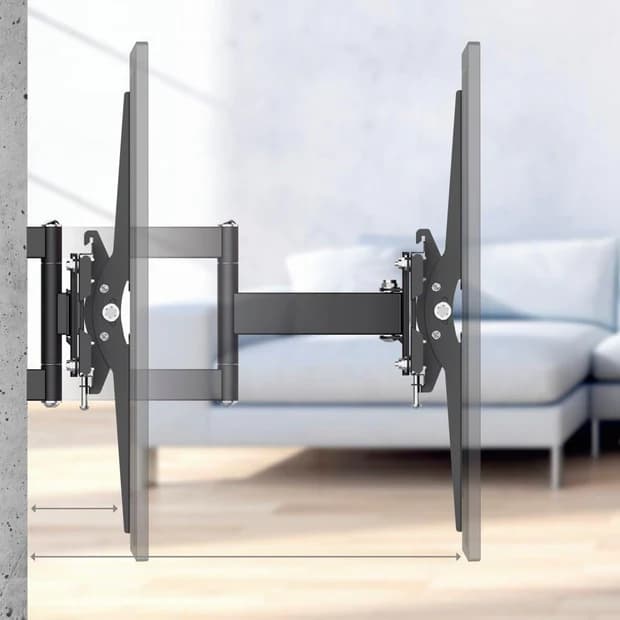 Hama TV Wall Bracket – Swivel, Tilt & Pull-Out 165 cm (65″) up to 40 kg - Image 9