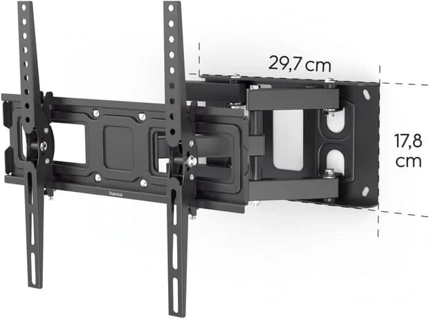 Hama TV Wall Bracket – Swivel, Tilt & Pull-Out 165 cm (65″) up to 40 kg - Image 5