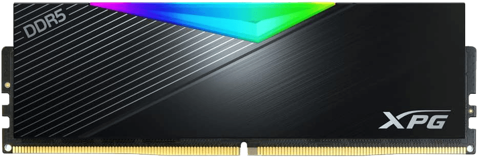 XPG Lancer RGB DDR5 6000MHz 32GB (2x16GB) CL30 UDIMM 288-Pins Desktop SDRAM DDR5 Dual Channel RAM Kit Black Heatsink (AX5U6000C3016G-DCLARBK)