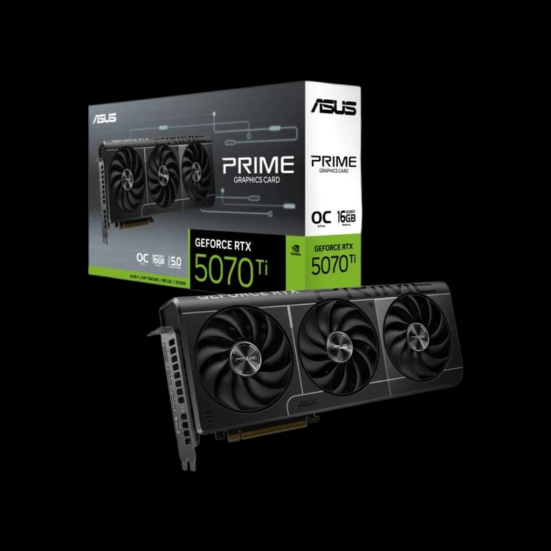 Graphics Card ASUS PRIME GeForce RTX™ 5070 Ti 16GB GDDR7 OC Edition