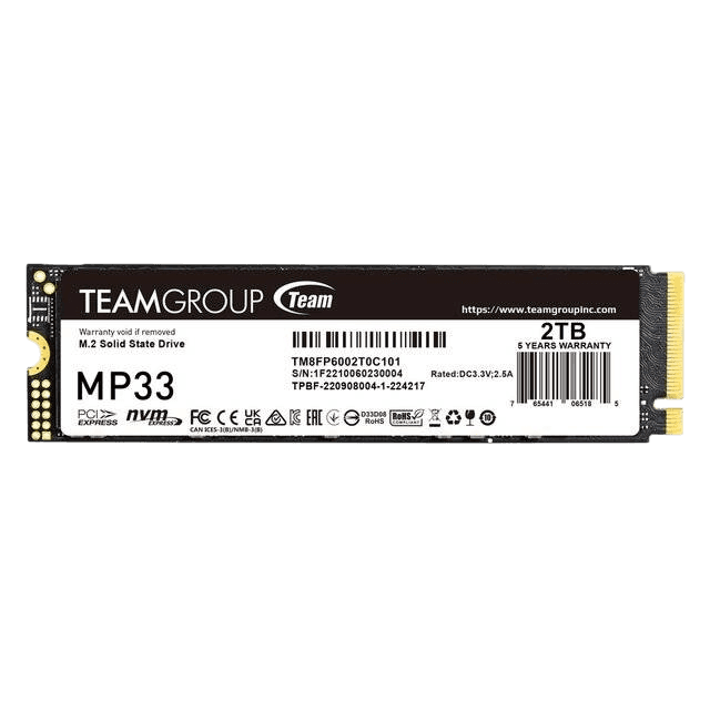 TeamGroup MP33 2TB Gen3 SSD - Image 1