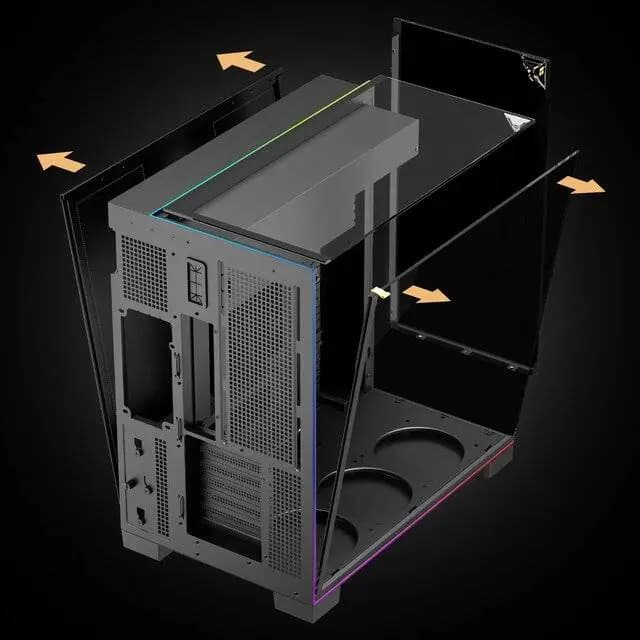 Thermalright TR-A70 Vision 5-Fan Case (Black) - Image 3