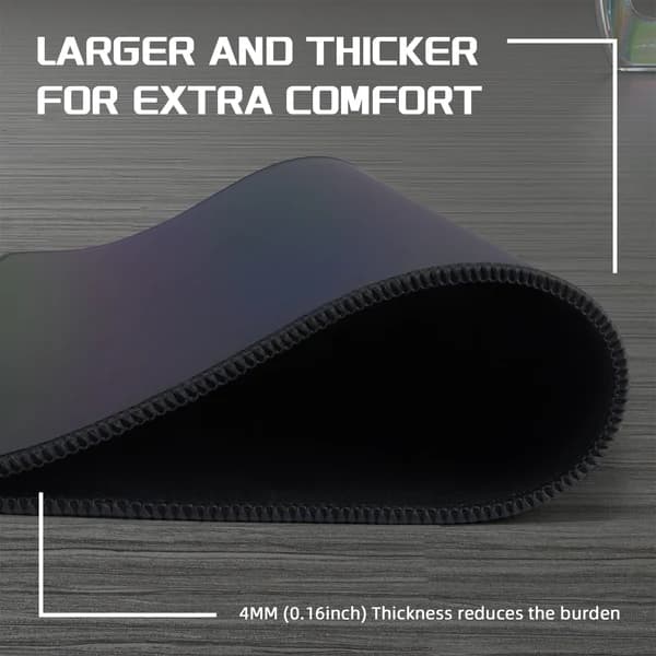 ATTACK SHARK CM03 eSport Gaming Mousepad - Gray Graident - Image 4
