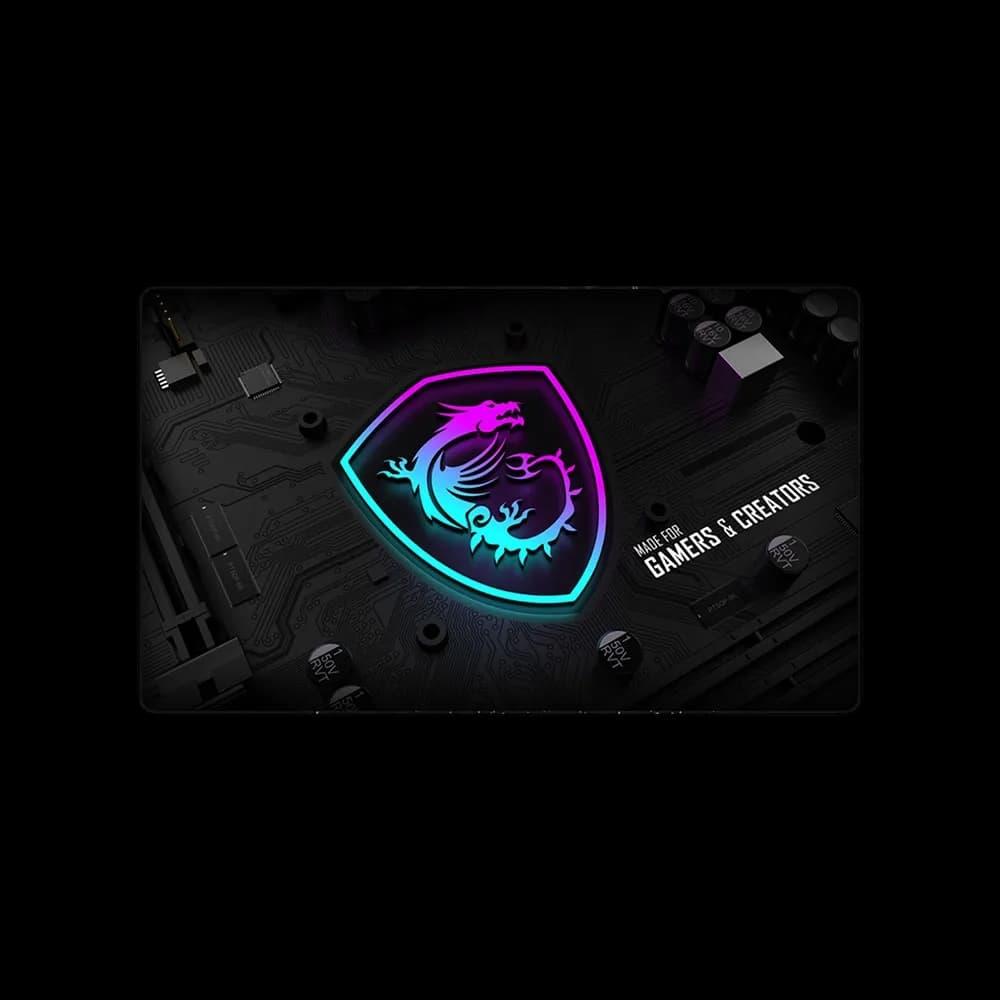 MSI Gaming Chair & Floor Mat, Large Gaming Floor Mat - 160cm X 90cm