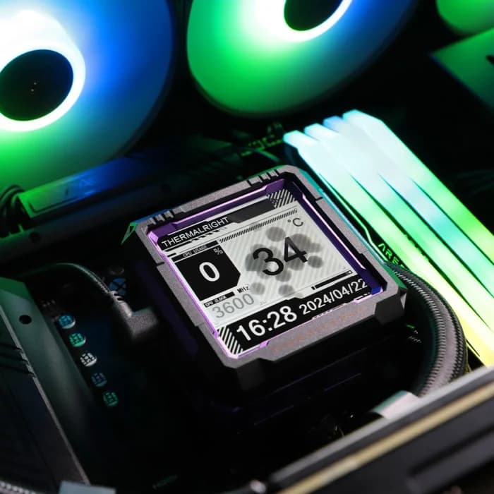 Thermalright Frozen Warframe PRO 360 ARGB ARGB Liquid CPU Cooler - Black - Image 4