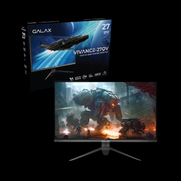 GALAX VI-27QV 27 2K (2560x1440) 165Hz 1Ms Fast VA Flat - Image 1