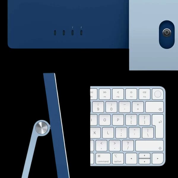 Apple iMac 24 MQRR3AB/A - A2873, M3 (8 Core), RAM 8GB, SSD 512GB, GPU (10 Core), 24 Inch 4.5K Retina display, Blue - Image 2