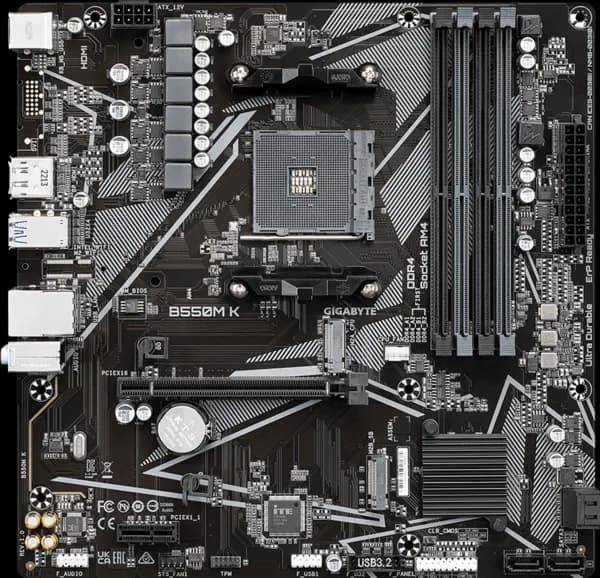 Gigabyte B550 M-K UD D4, Motherboard - Image 1