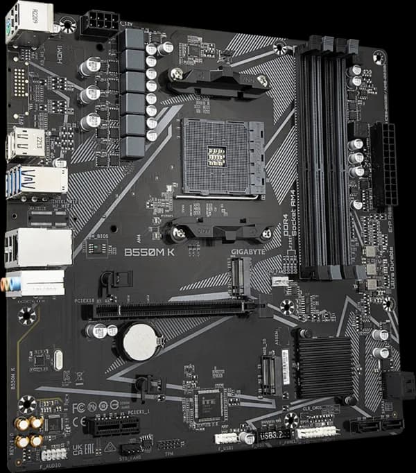 Gigabyte B550 M-K UD D4, Motherboard - Image 3