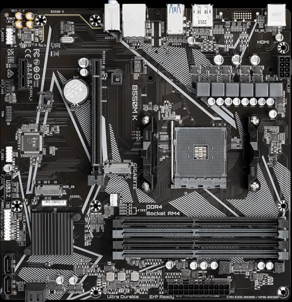 Gigabyte B550 M-K UD D4, Motherboard - Image 2