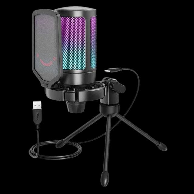 FIFINE AmpliGame A6 RGB USB Mic