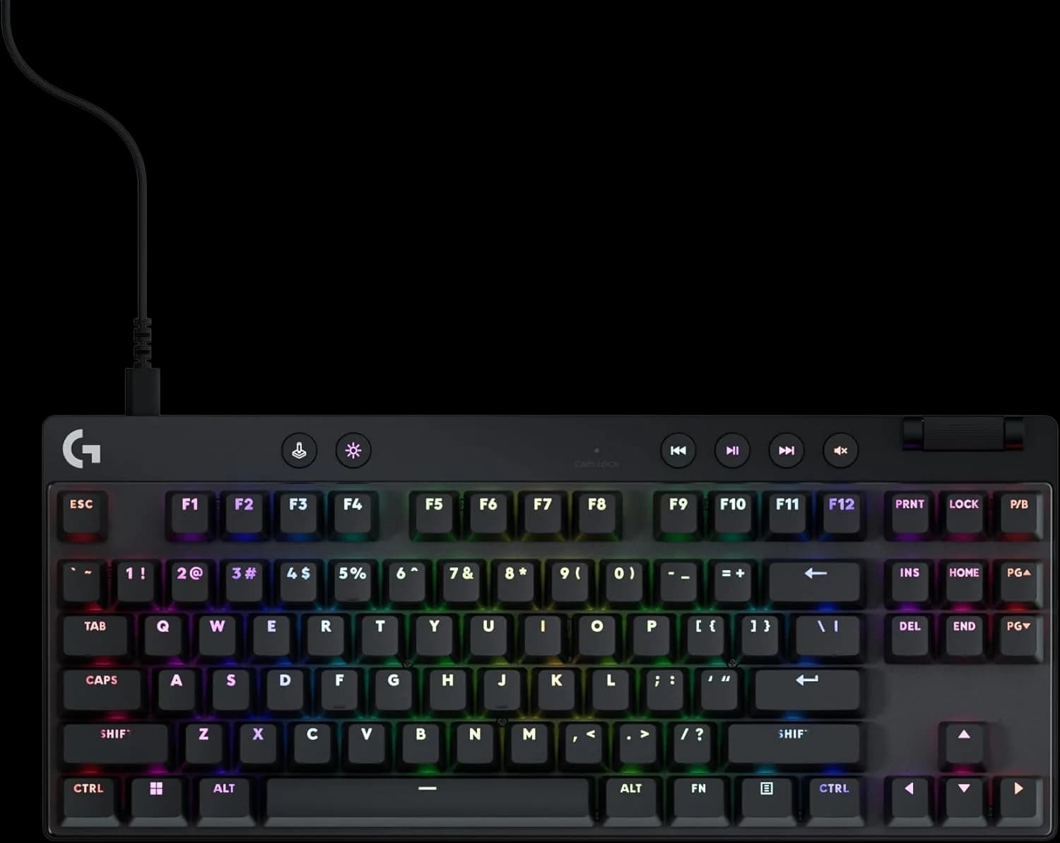 Logitech G PRO X TKL Rapid Tenkeyless Wired Gaming Keyboard