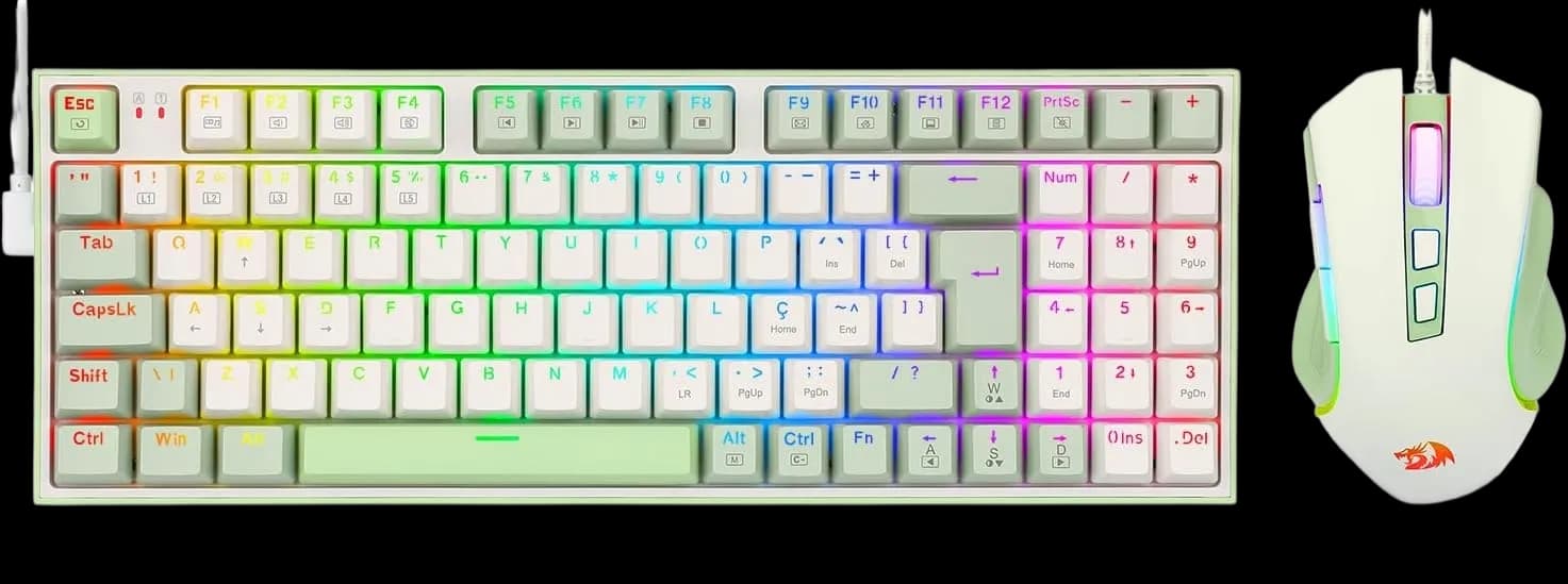 Redragon Ultimate Gaming Rig S134 Mechanical Keyboard & Gaming Mouse Kit