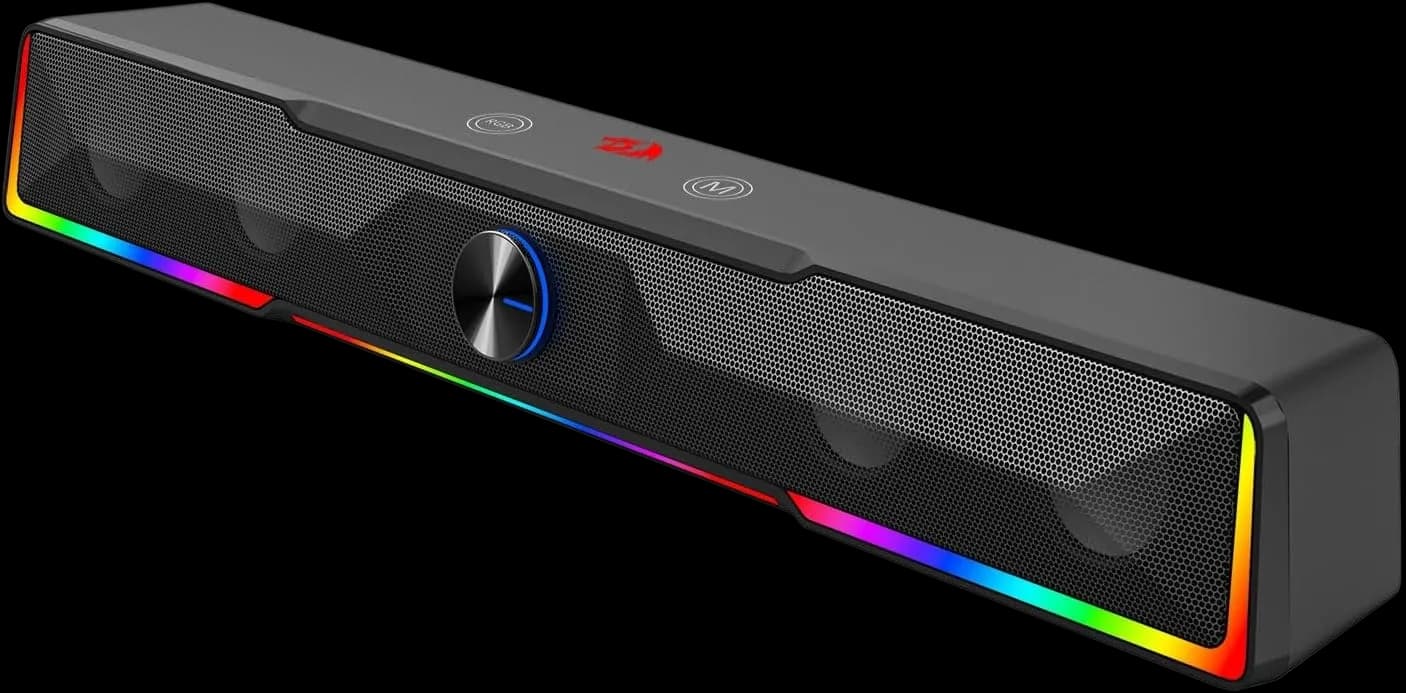 Redragon GS516 Computer Speaker, Bluetooth/USB Wired Dual Connection Soundbar